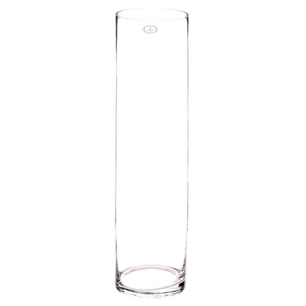 Váza skleněná Autronic Váza skleněná - tvar válec, výška 60 cm, čirá (SKK1009-XXL)