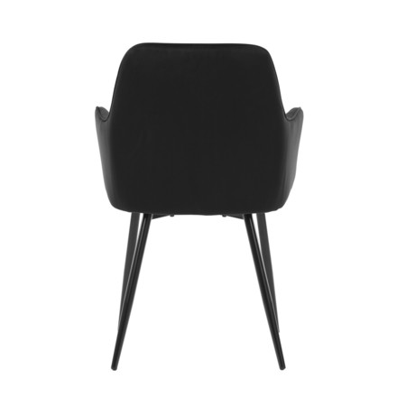 Moderní jídelní židle Autronic Jídelní židle, černá, sametová látka, DCH-215 BK4 (5)
