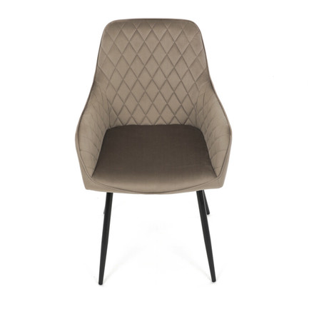 Moderní jídelní židle Autronic Jídelní židle, béžová, sametová látka, DCH-215 CAP4 (6)