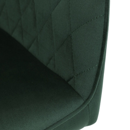 Moderní jídelní židle Autronic Jídelní židle, zelená, sametová látka, DCH-215 GRN4 (11)
