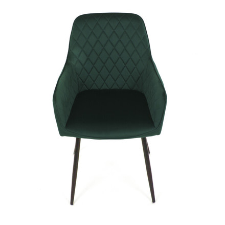 Moderní jídelní židle Autronic Jídelní židle, zelená, sametová látka, DCH-215 GRN4 (6)