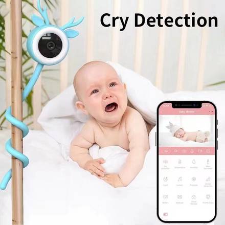 Dětská chůvička Immax (07797L) NEO LITE WIFI 2,4GHz, 4MP, modrá (2)