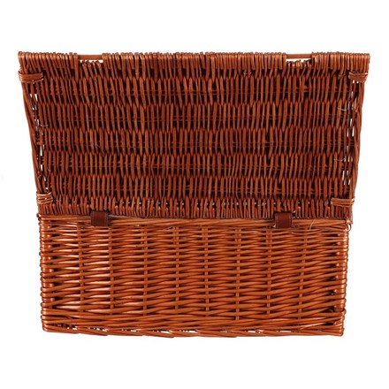 Koš piknikový Autronic Koš piknikový - s vybavením pro 4 osoby, proutěný, barva hnědá (PRN2019 BR) (4)