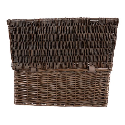 Koš piknikový Autronic Koš piknikový - s vybavením pro 4 osoby, proutěný, barva šedá (PRN2019 GREY) (4)