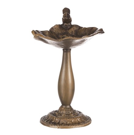 Krmítkopítko Autronic Krmítkopítko - kovový stojan, s ptáčkem, barva měděná (UM0954 COP) (5)