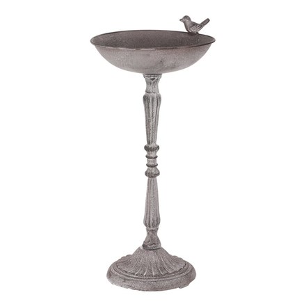 Krmítkopítko Autronic Krmítkopítko - kovový stojan, s ptáčkem, barva šedá (UM0951 GREY) (6)