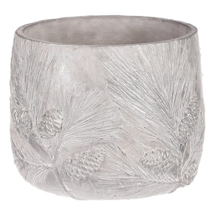 Obal na květiny Autronic Obal na květiny, motiv borovice, betonový. (BMO3588-L)