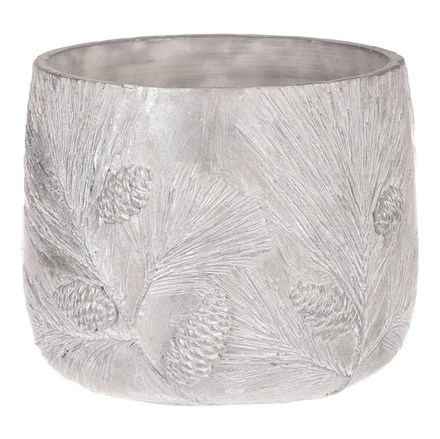 Obal na květiny Autronic Obal na květiny, motiv borovice, betonový. (BMO3588-L) (4)