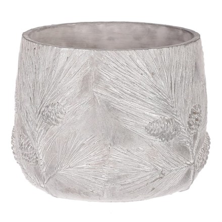 Obal na květiny Autronic Obal na květiny, motiv borovice, betonový. (BMO3588-L) (5)