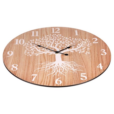 Nástěnné hodiny Autronic Hodiny nástěnné - pr. 58 cm, MDF, strom života (HA1736-L) (2)