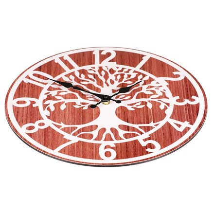 Nástěnné hodiny Autronic Hodiny nástěnné - pr. 34 cm, MDF, strom života (HA1716) (2)