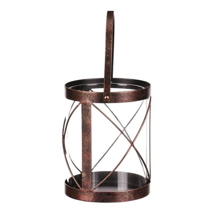 Svícen Autronic Svícen kovový - lampa, barva měděná antik (UM0968 COP-ANT) (2)