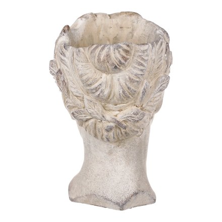 Obal na květiny Autronic Obal na květiny betonový , tvar hlavy (JUK1007) (4)