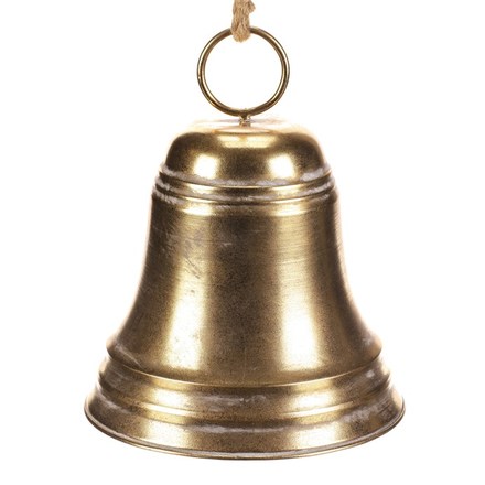 Závěsná ozdoba Autronic Zvonek - závěsná ozdoba, kov, zlatý (KOC511 GOLD) (1)