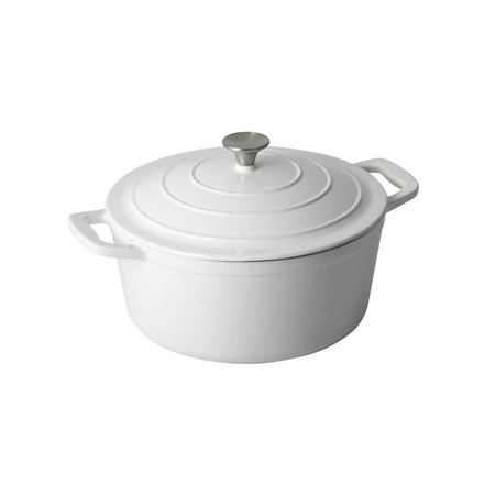 Sada nádobí CS Solingen CS-094805 litinová Xanten 7 ks bílá (5)