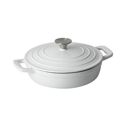 Sada nádobí CS Solingen CS-094805 litinová Xanten 7 ks bílá (6)