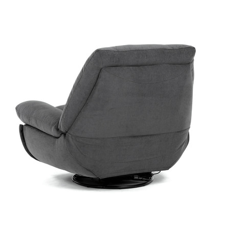 Polohovací křeslo Autronic Polohovací křeslo, elektrické zabudované ovládání, šedá, látka, TV-7081 GREY2 (9)