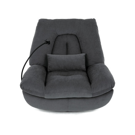 Polohovací křeslo Autronic Polohovací křeslo, elektrické zabudované ovládání, šedá, látka, TV-7081 GREY2 (18)