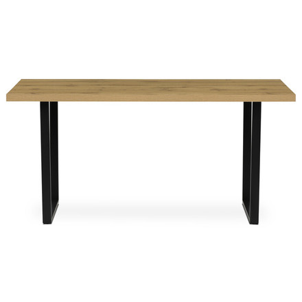 Moderní jídelní stůl Autronic Jídelní stůl 160x80cm, lamino, dub, HT-R5216 OAK (1)