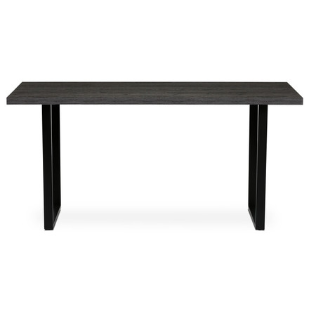 Moderní jídelní stůl Autronic Jídelní stůl 160x80cm, lamino, šedý dub, HT-R5216 GREY (1)