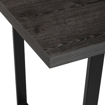 Moderní jídelní stůl Autronic Jídelní stůl 160x80cm, lamino, šedý dub, HT-R5216 GREY (5)