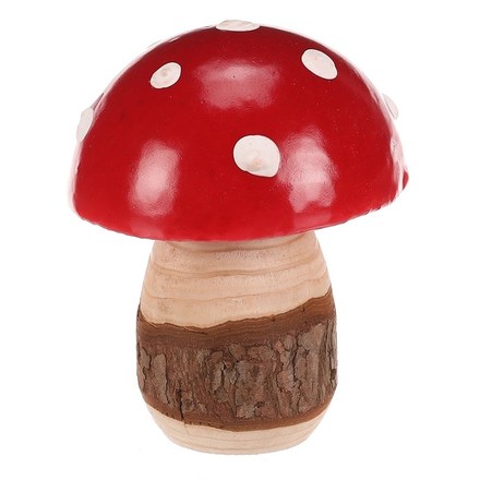 Dekorace Autronic Houba - červená muchomůrka, umělá, cena za balení (6 ks) (PRA021) (3)