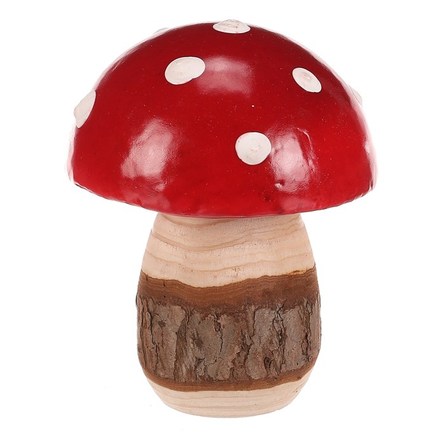 Dekorace Autronic Houba - červená muchomůrka, umělá, cena za balení (6 ks) (PRA021) (4)