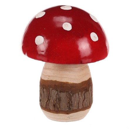 Dekorace Autronic Houba - červená muchomůrka, umělá, cena za balení (6 ks) (PRA021) (5)