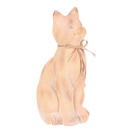 Zahradní figurka Autronic Kočka - zahradní figurka, magnesium, imitace dřeva (SM501) (5)