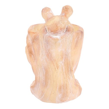 Obal na květiny Autronic Šnek - obal na květiny, magnesium, imitace dřeva (SM504) (2)