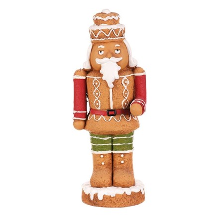 Dekorace Autronic Voják perníkový - magnesium, hnědý s barevným zdobením (ALA1661) (1)