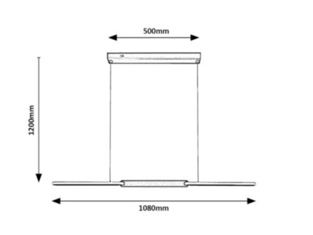 Závěsné svítidlo Rabalux 72231 SINDRI LED, 36W, 2050lm, 3000K-4000K (5)