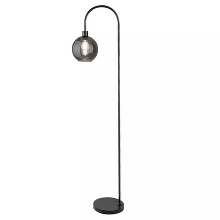 Stojací lampa Rabalux 74025 RICARDO kouřové sklo, 1xE27