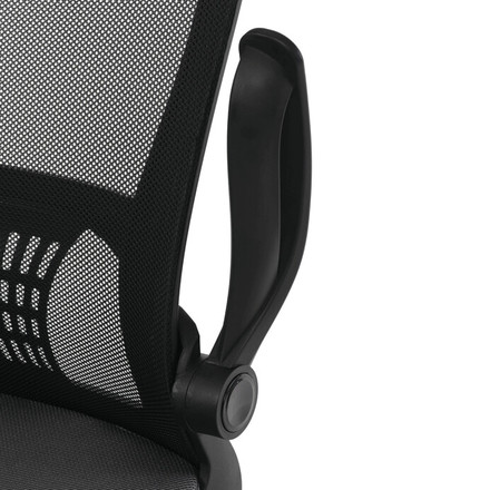 Kancelářská židle Autronic Kancelářská židle, houpací mechanismus, šedá síťovina, KA-K2006 GREY (10)