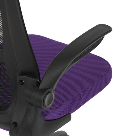 Kancelářská židle Autronic Kancelářská židle, houpací mechanismus, fialová síťovina, KA-K2006 PUR (11)