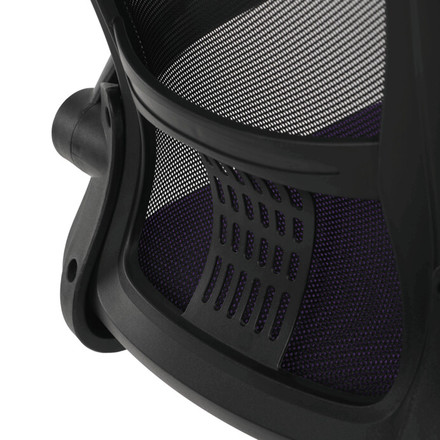 Kancelářská židle Autronic Kancelářská židle, houpací mechanismus, fialová síťovina, KA-K2006 PUR (12)