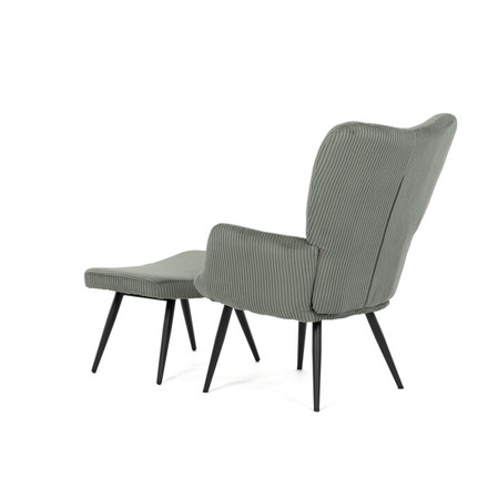 Relaxační křeslo Autronic Relaxační křeslo, zelená, manšestrová látka, AK-L7285 GRN6 (3)