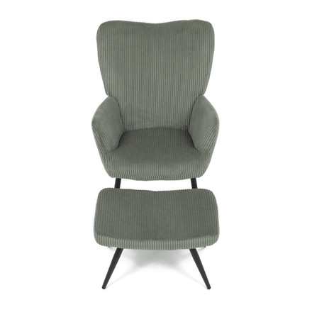 Relaxační křeslo Autronic Relaxační křeslo, zelená, manšestrová látka, AK-L7285 GRN6 (5)