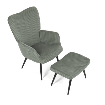 Relaxační křeslo Autronic Relaxační křeslo, zelená, manšestrová látka, AK-L7285 GRN6 (8)