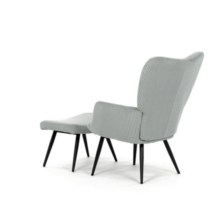 Relaxační křeslo Autronic Relaxační křeslo, modrá, manšestrová látka, AK-L7285 BLUE6 (3)