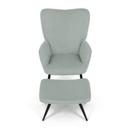 Relaxační křeslo Autronic Relaxační křeslo, modrá, manšestrová látka, AK-L7285 BLUE6 (5)