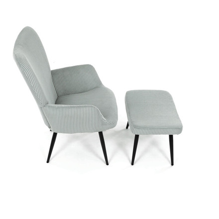 Relaxační křeslo Autronic Relaxační křeslo, modrá, manšestrová látka, AK-L7285 BLUE6 (7)