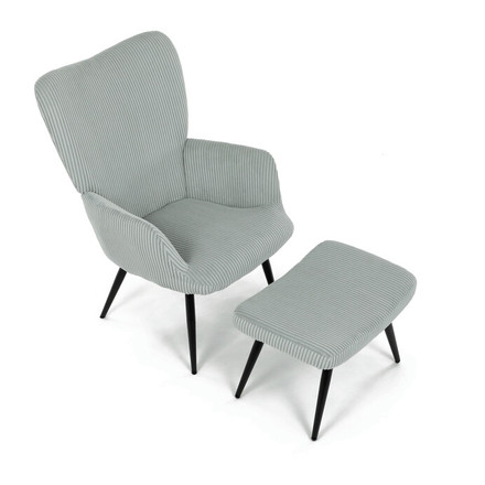 Relaxační křeslo Autronic Relaxační křeslo, modrá, manšestrová látka, AK-L7285 BLUE6 (8)