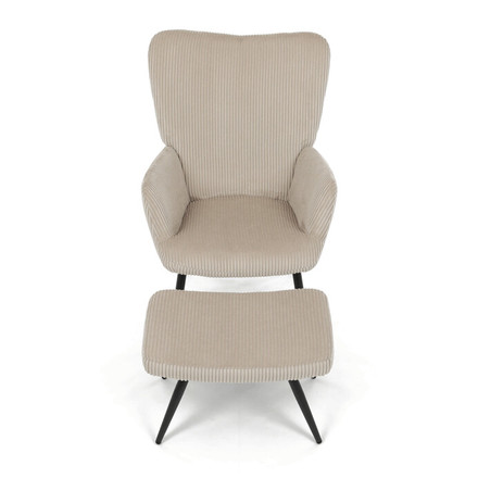 Relaxační křeslo Autronic Relaxační křeslo, béžová, manšestrová látka, AK-L7285 CRM6 (5)