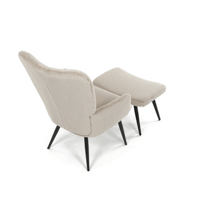 Relaxační křeslo Autronic Relaxační křeslo, béžová, manšestrová látka, AK-L7285 CRM6 (6)