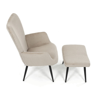 Relaxační křeslo Autronic Relaxační křeslo, béžová, manšestrová látka, AK-L7285 CRM6 (7)