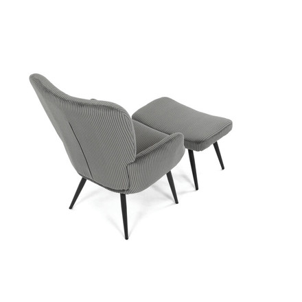 Relaxační křeslo Autronic Relaxační křeslo, šedá, manšestrová látka, AK-L7285 GREY6 (6)