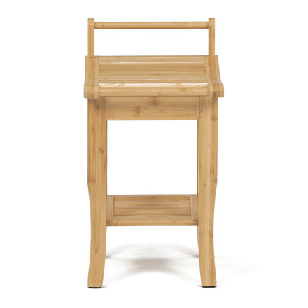 Taburet Autronic Taburet, bambus, přírodní, DR-B063 NAT (2)