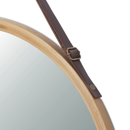 Nástěnné zrcadlo Autronic Nástěnné zrcadlo, bambus, přírodní, AZR-B053 NAT (4)