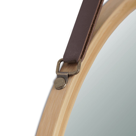 Nástěnné zrcadlo Autronic Nástěnné zrcadlo, bambus, přírodní, AZR-B053 NAT (5)